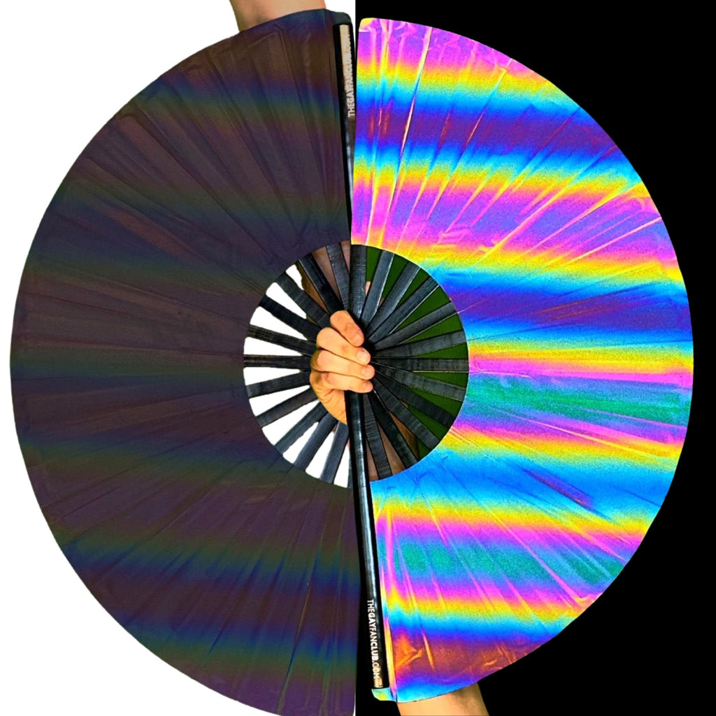 Fan Led Lgbt Eclipse Reflective Rainbow Fan – LGBTQ Outpost