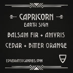 Capricorn Candle