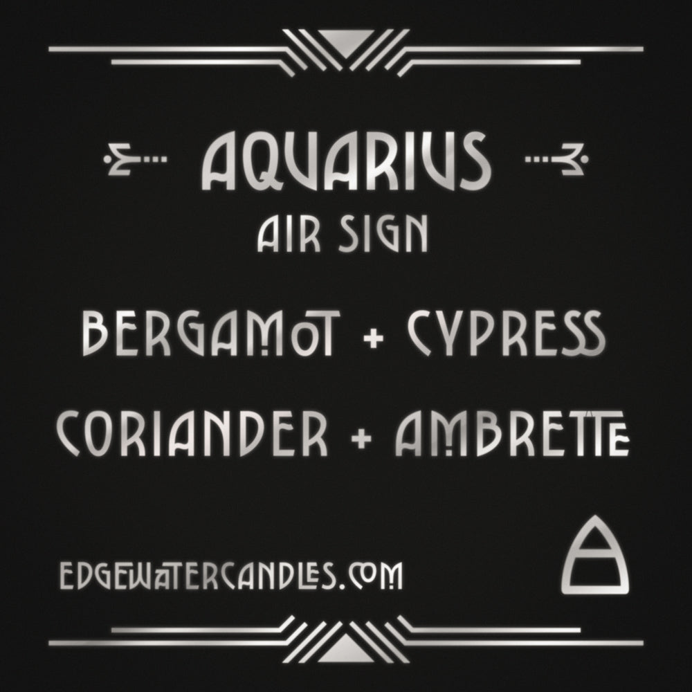 Aquarius Candle