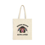 “Queer Books Save Lives!” Pride Book Tote