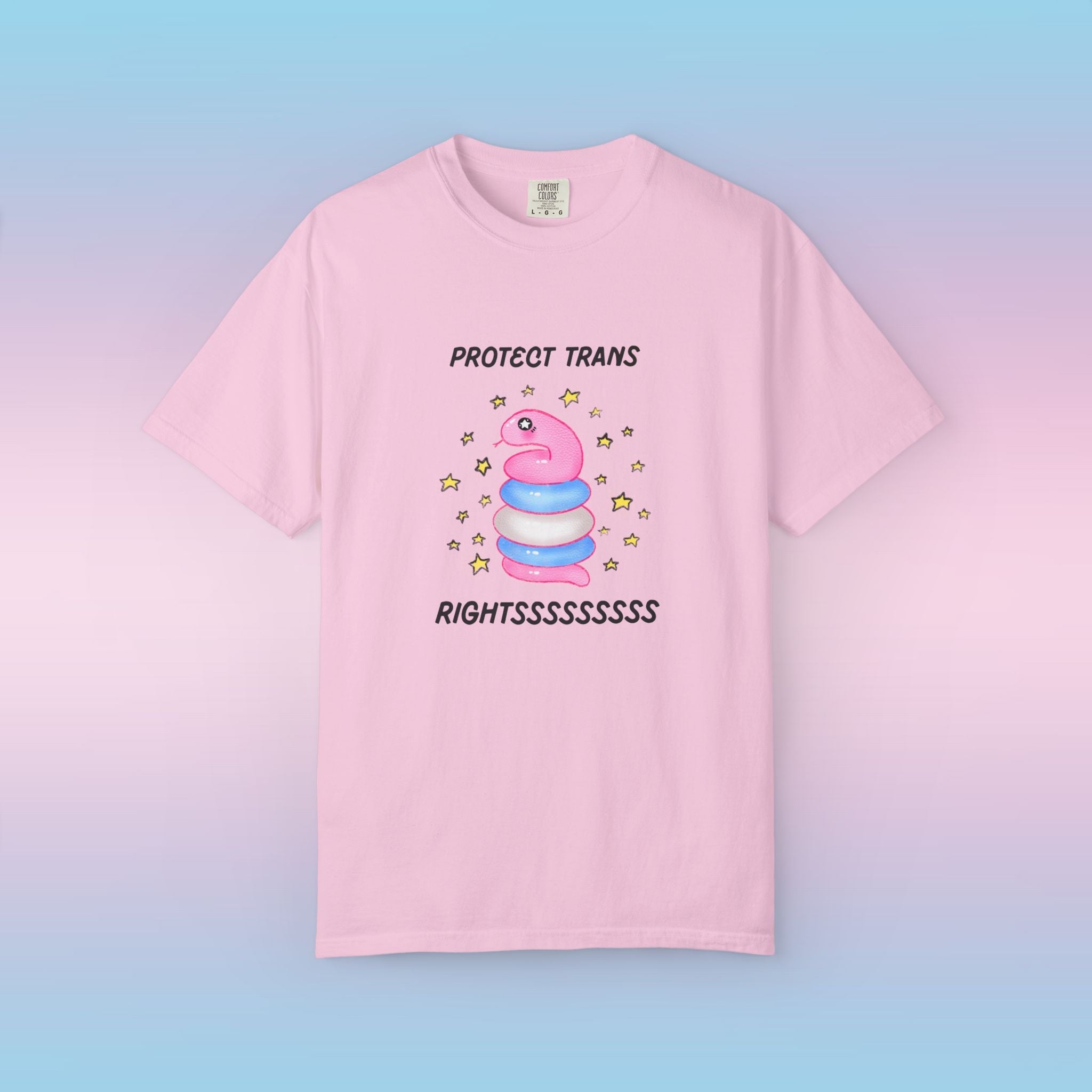 Protect Trans Rightssssss Snake Tee 🐍