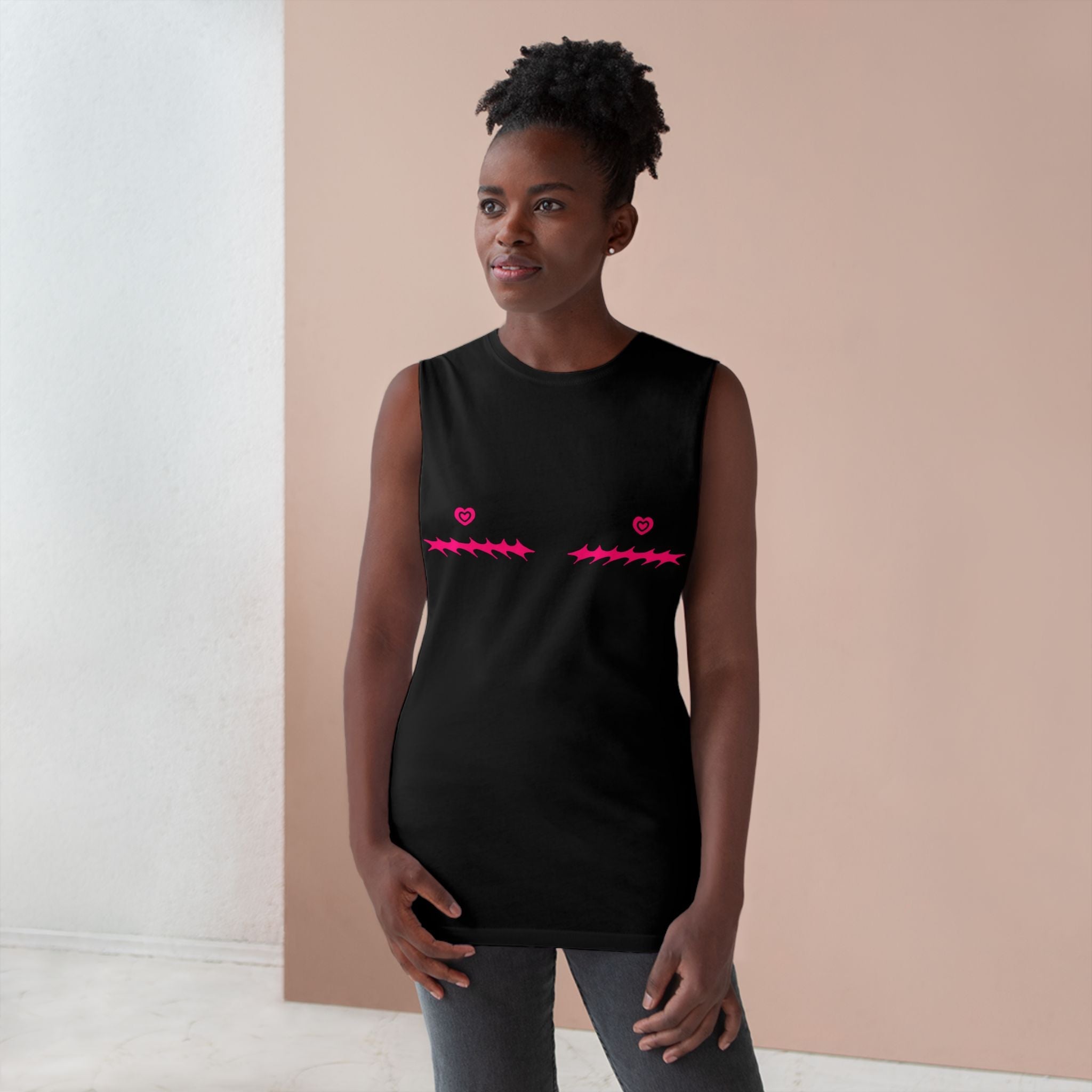 Heart Nipple Top Surgery Scars Tank Top