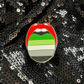 Aromantic Pride Flag Enamel Pin