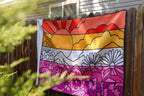 Lesbian Flower Pride Flag
