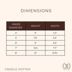Smooth Cradle Planter