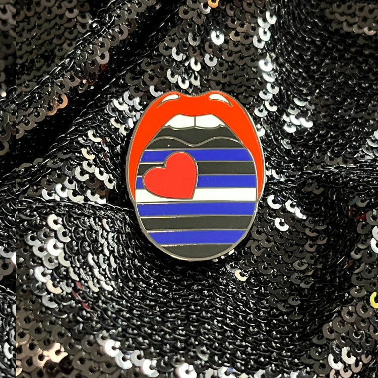 Leather Pride Pin