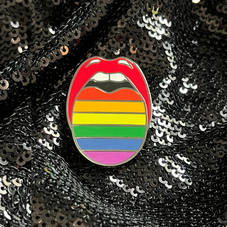 Taste the Rainblow Rainbow Pride Flag Pin