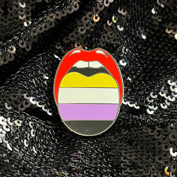 Non-Binary Pride Pin – LGBTQ Outpost