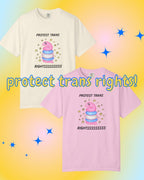 Protect Trans Rightssssss Snake Tee 🐍