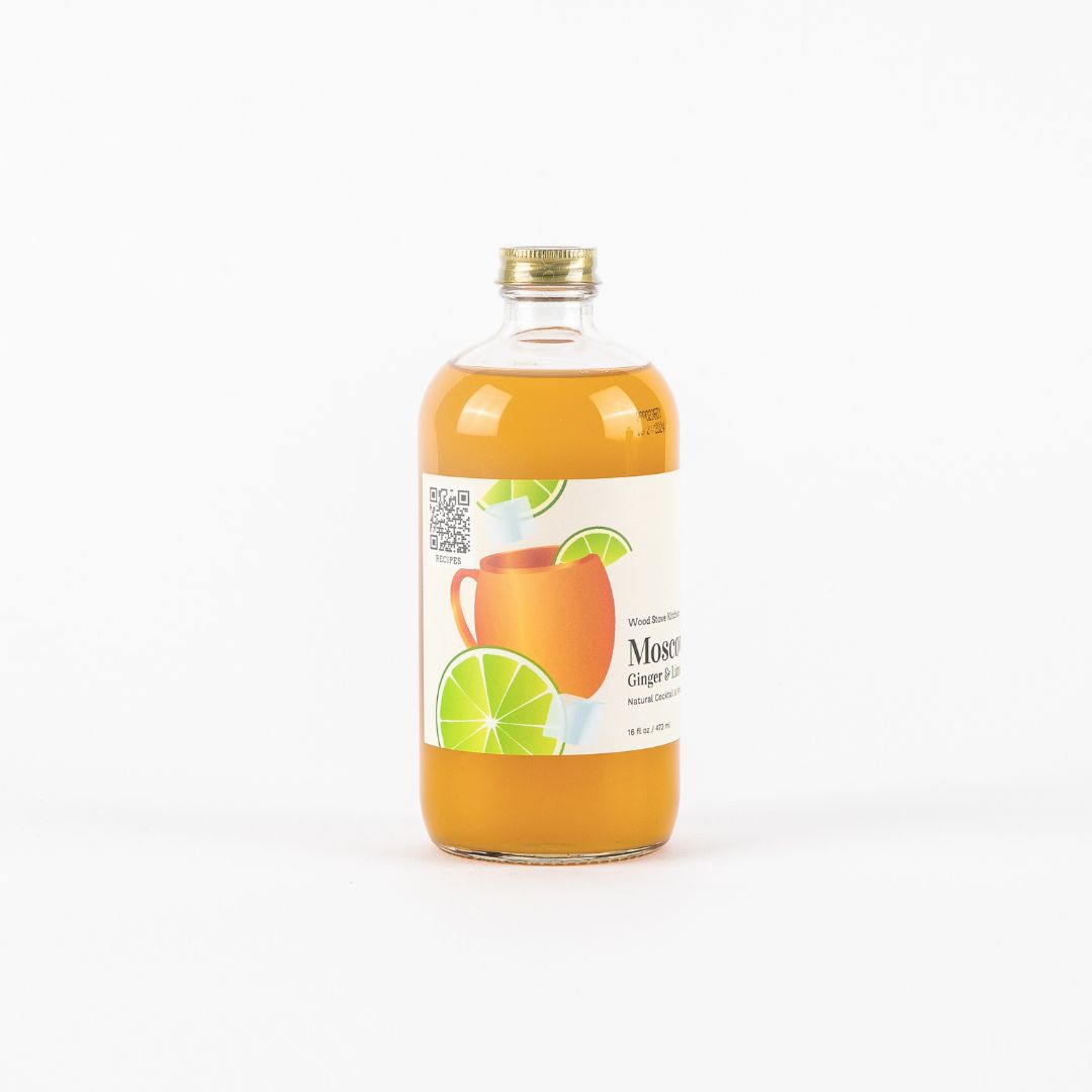 Moscow Mule (Ginger & Lime) Cocktail & Mocktail Mixer, 16 fl oz