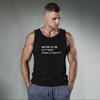 Better To Be A F**got Than A Fascist | Tank Top