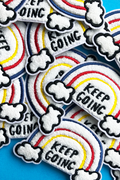 Keep Going chenille patch