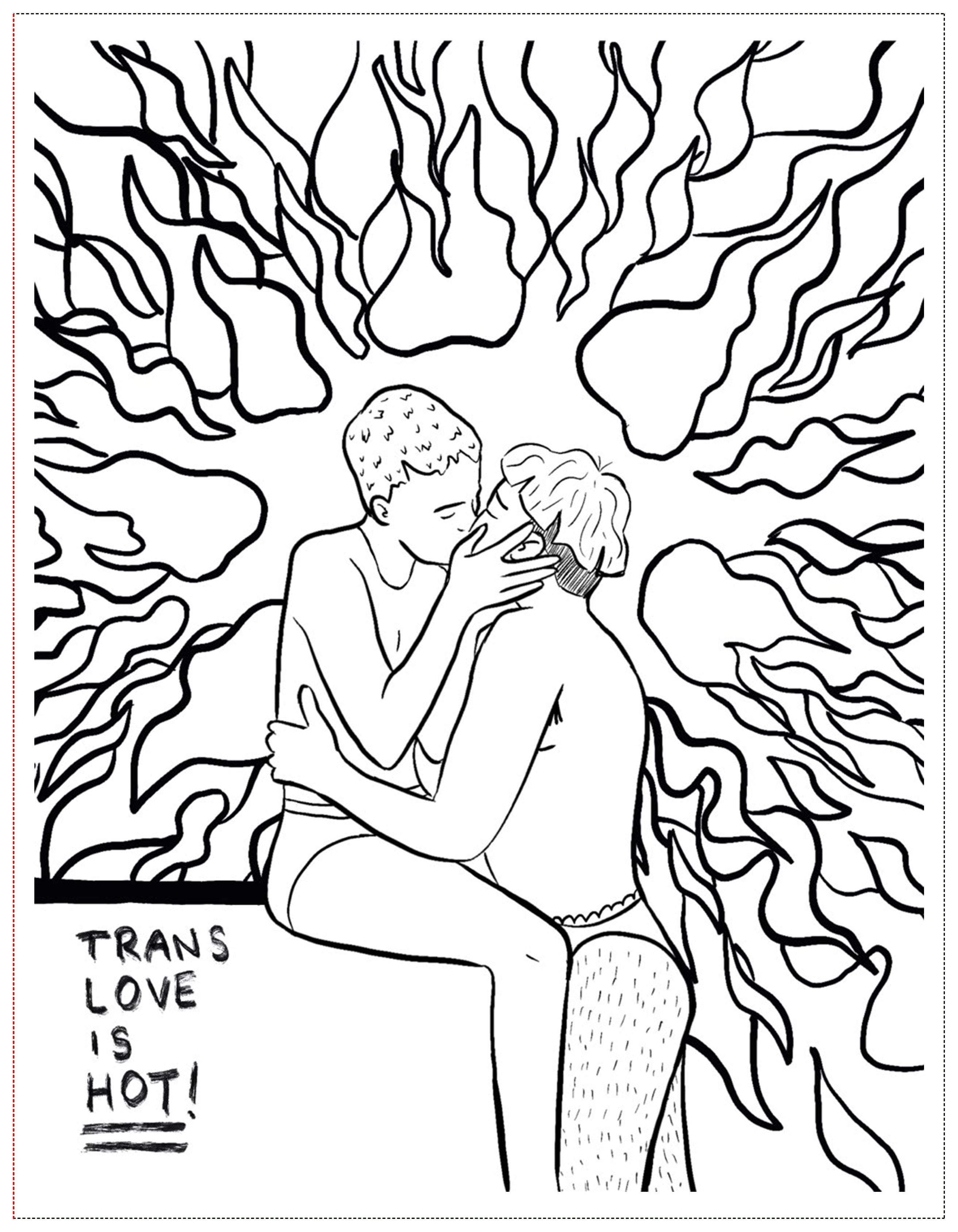 Soft Boys, Trans-Masculine Coloring Book (DIGITAL DOWNLOAD)
