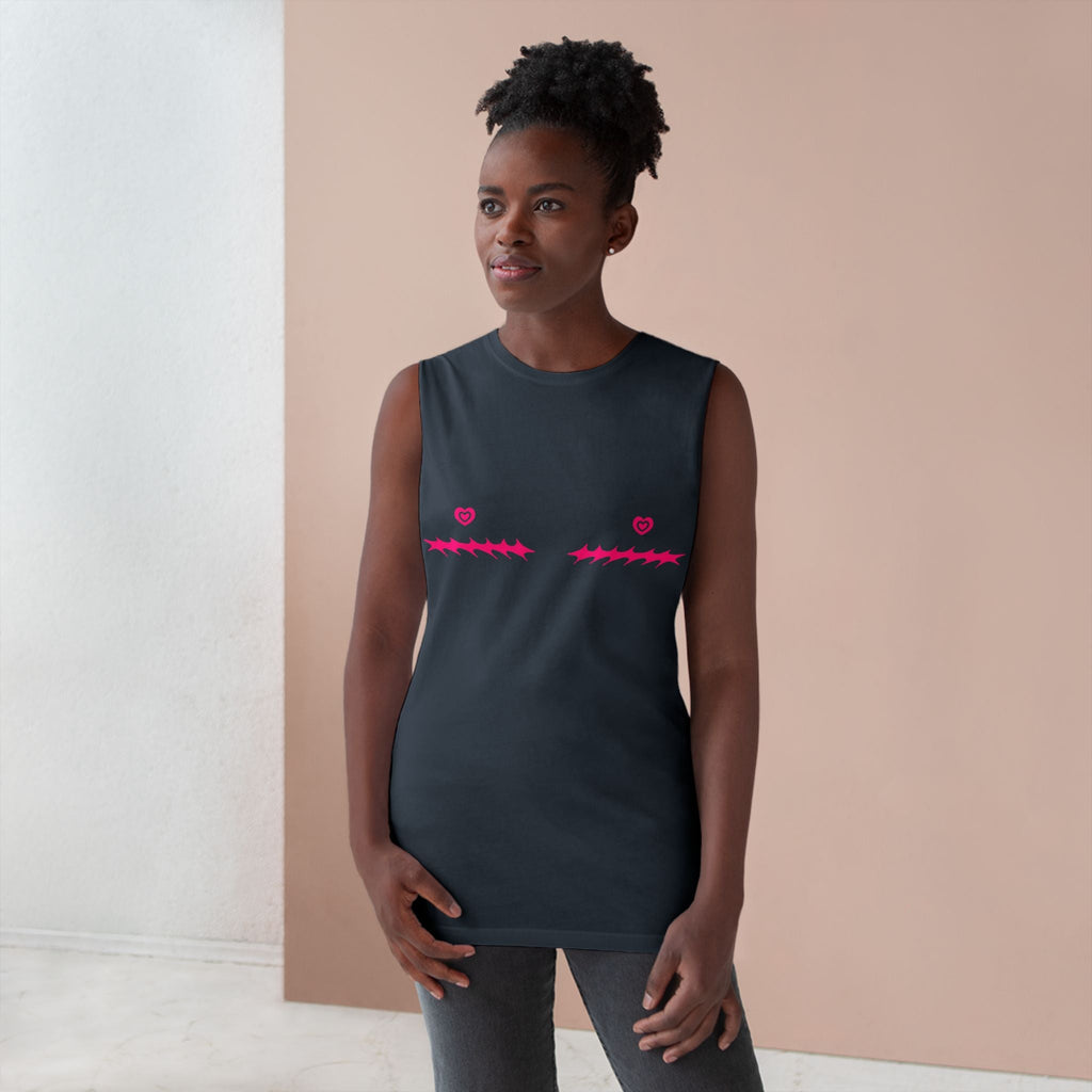 Heart Nipple Top Surgery Scars Tank Top