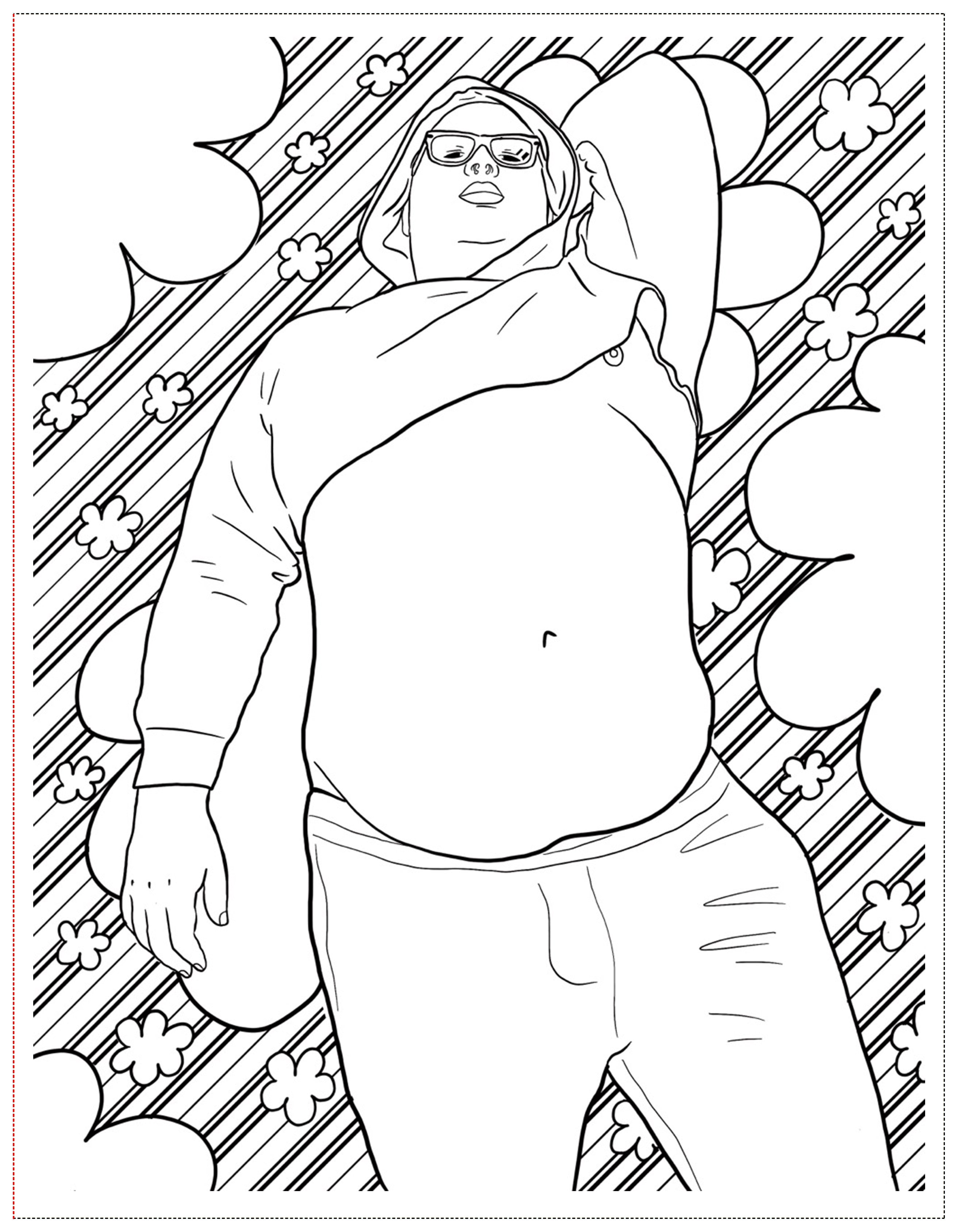 Soft Boys, Trans-Masculine Coloring Book (DIGITAL DOWNLOAD)