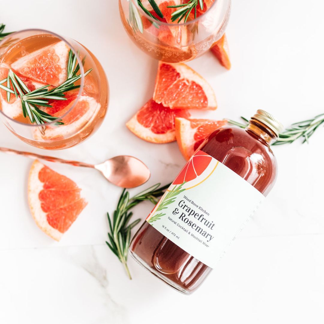 Grapefruit & Rosemary Cocktail & Mocktail Mixer, 16 fl oz