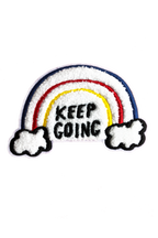 Keep Going chenille patch