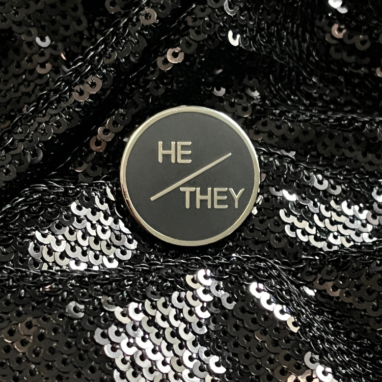 He/They Pronoun Pin