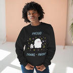 Proud Trans-Parent Unisex Crewneck Sweatshirt for LGBTQ+ Support