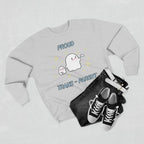 Proud Trans-Parent Unisex Crewneck Sweatshirt for LGBTQ+ Support