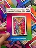 Pride flower flag patch