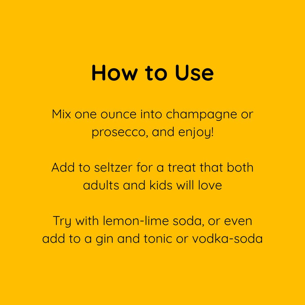 Glitter Mimosa Wine, Cocktail & Mocktail Mixer, 16 fl oz