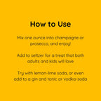 Glitter Mimosa Wine, Cocktail & Mocktail Mixer, 16 fl oz
