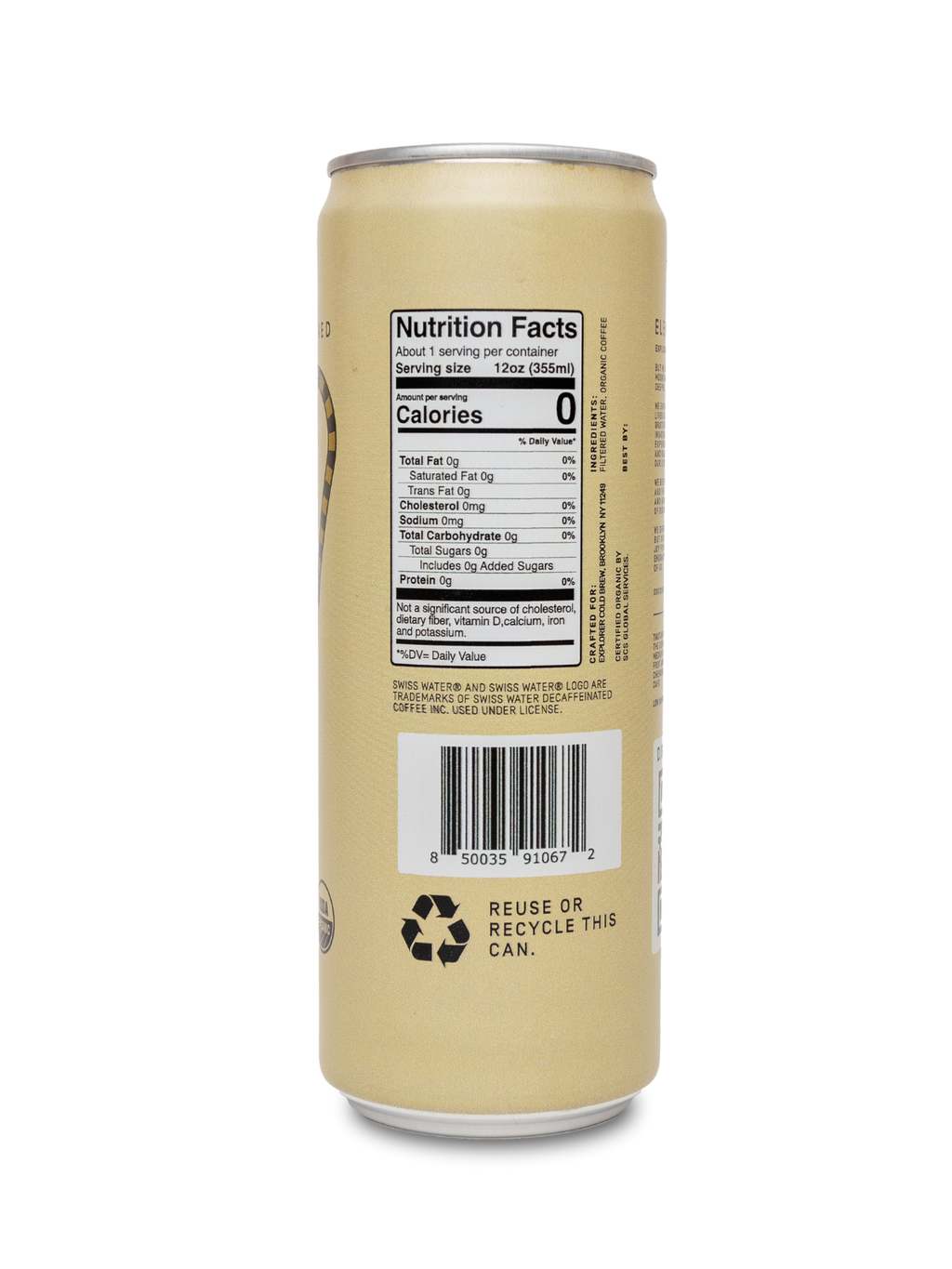Unsweetened cold brew - 12-Pack