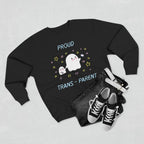 Proud Trans-Parent Unisex Crewneck Sweatshirt for LGBTQ+ Support
