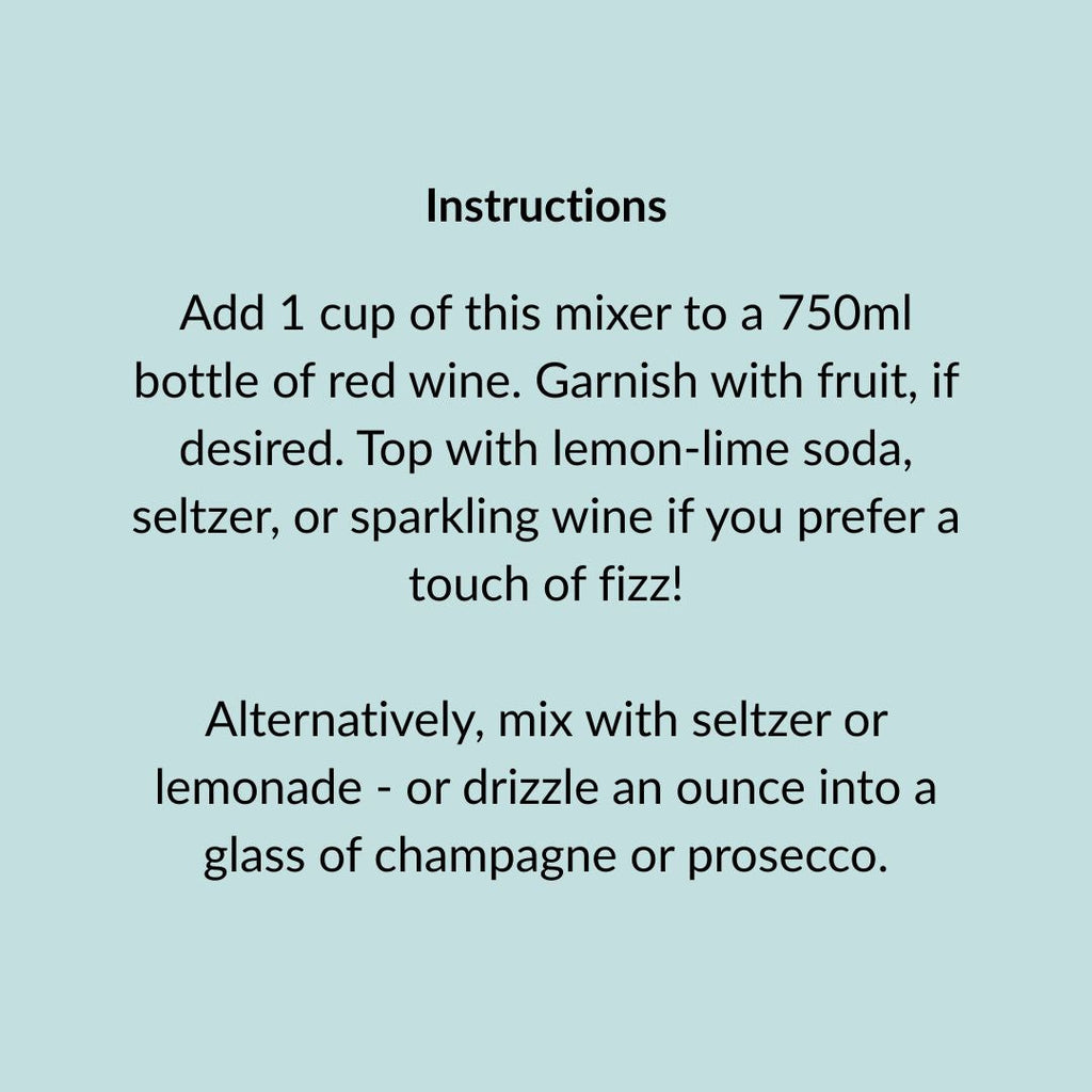 Sangria Wine, Cocktail & Mocktail Mixer, 16 fl oz
