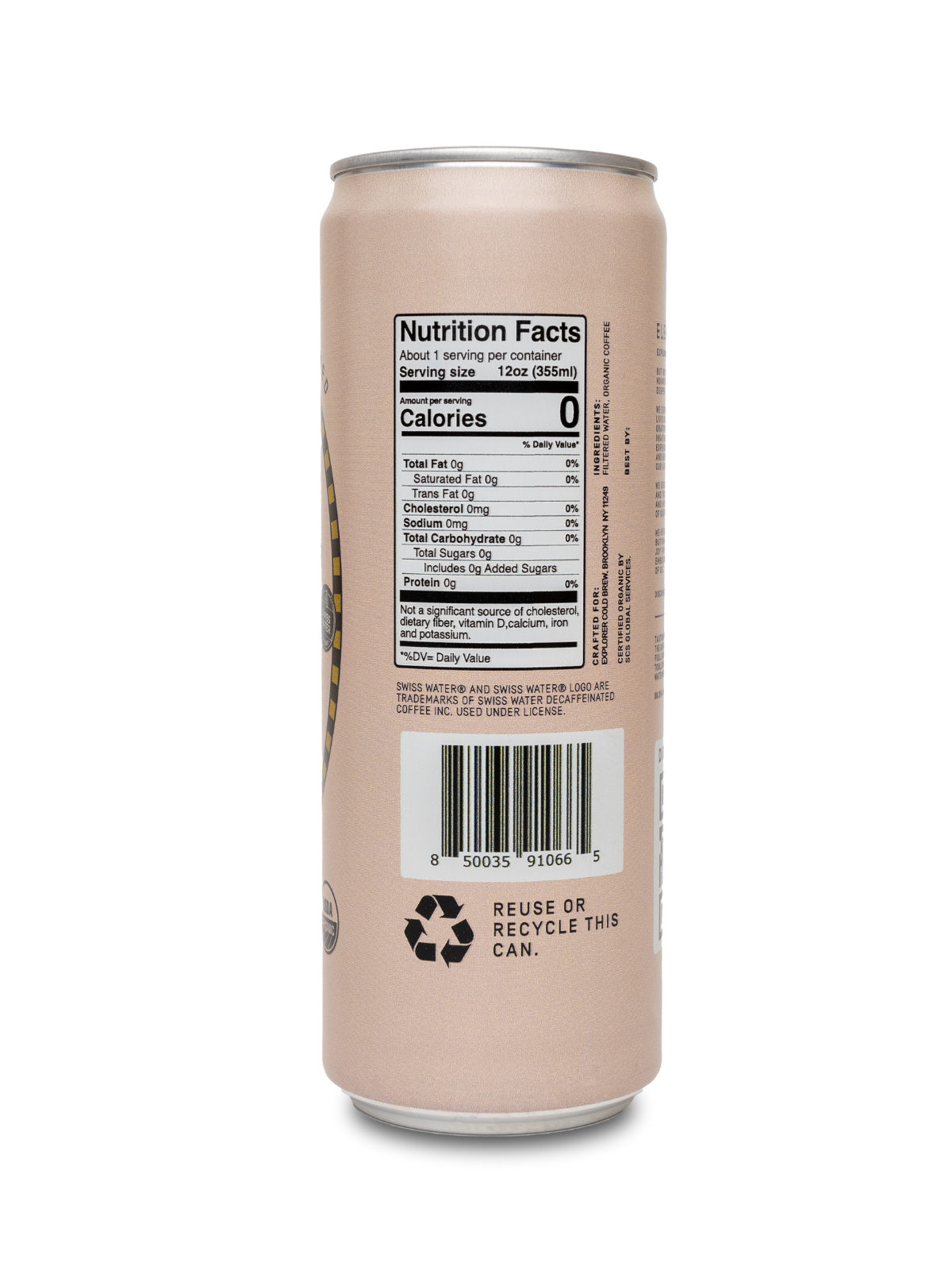 Unsweetened cold brew - 12-Pack