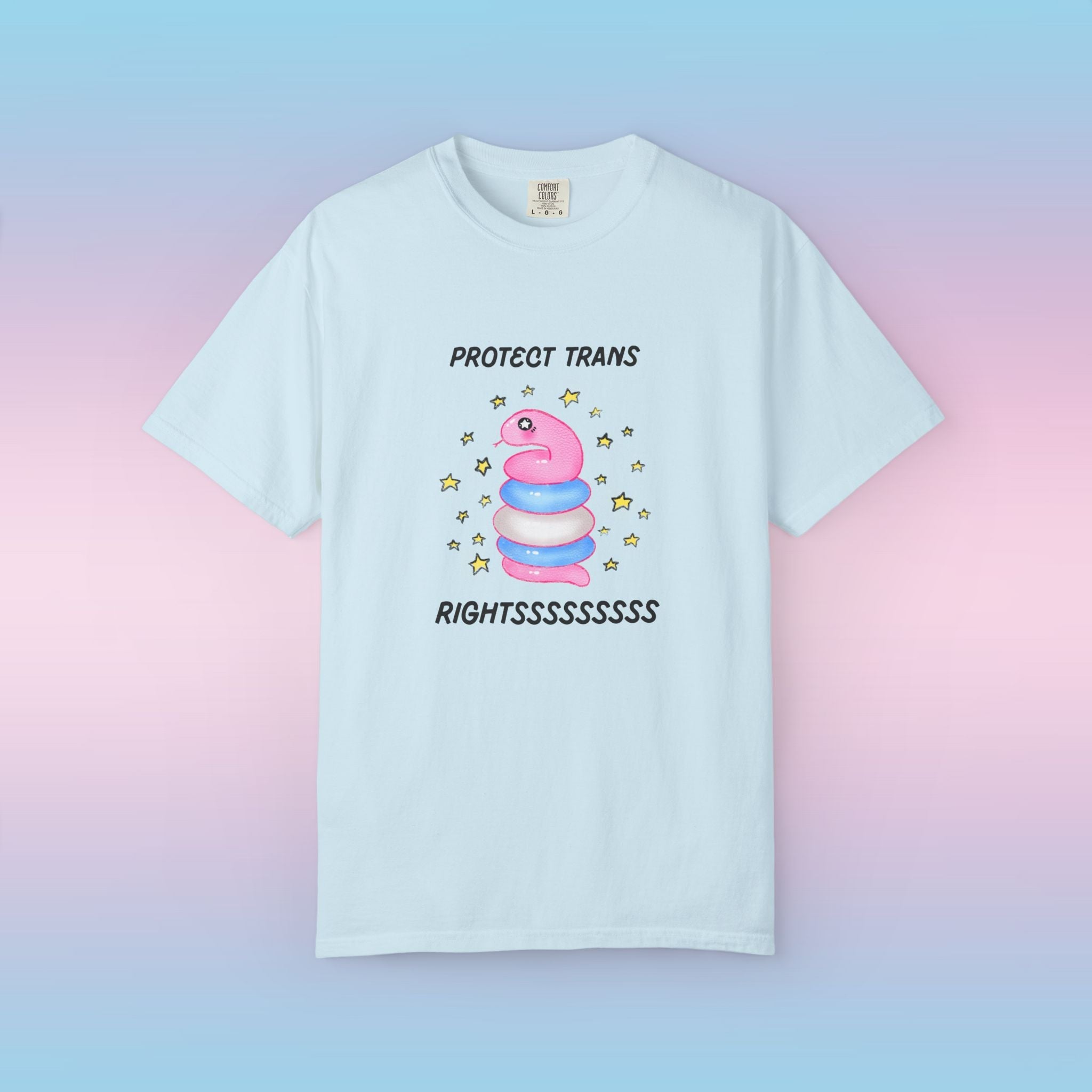 Protect Trans Rightssssss Snake Tee 🐍