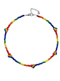 rainbow pride necklace