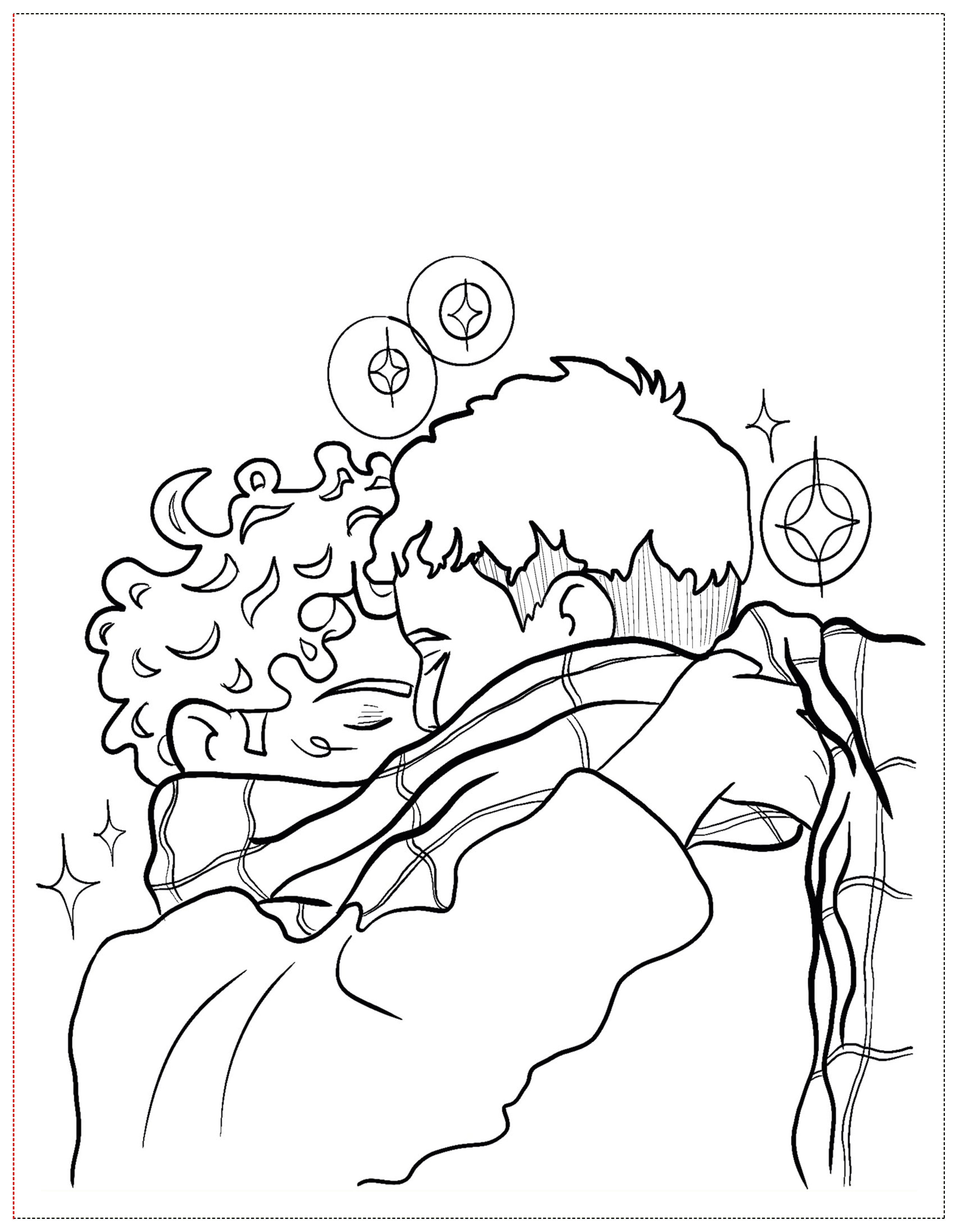 Soft Boys, Trans-Masculine Coloring Book (DIGITAL DOWNLOAD)