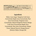 Mimosa (Tangerine & Mango) Cocktail & Mocktail Mixer, 16 fl oz