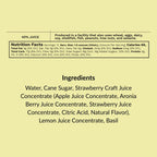 Strawberry & Basil Cocktail & Mocktail Mixer, 16 fl oz