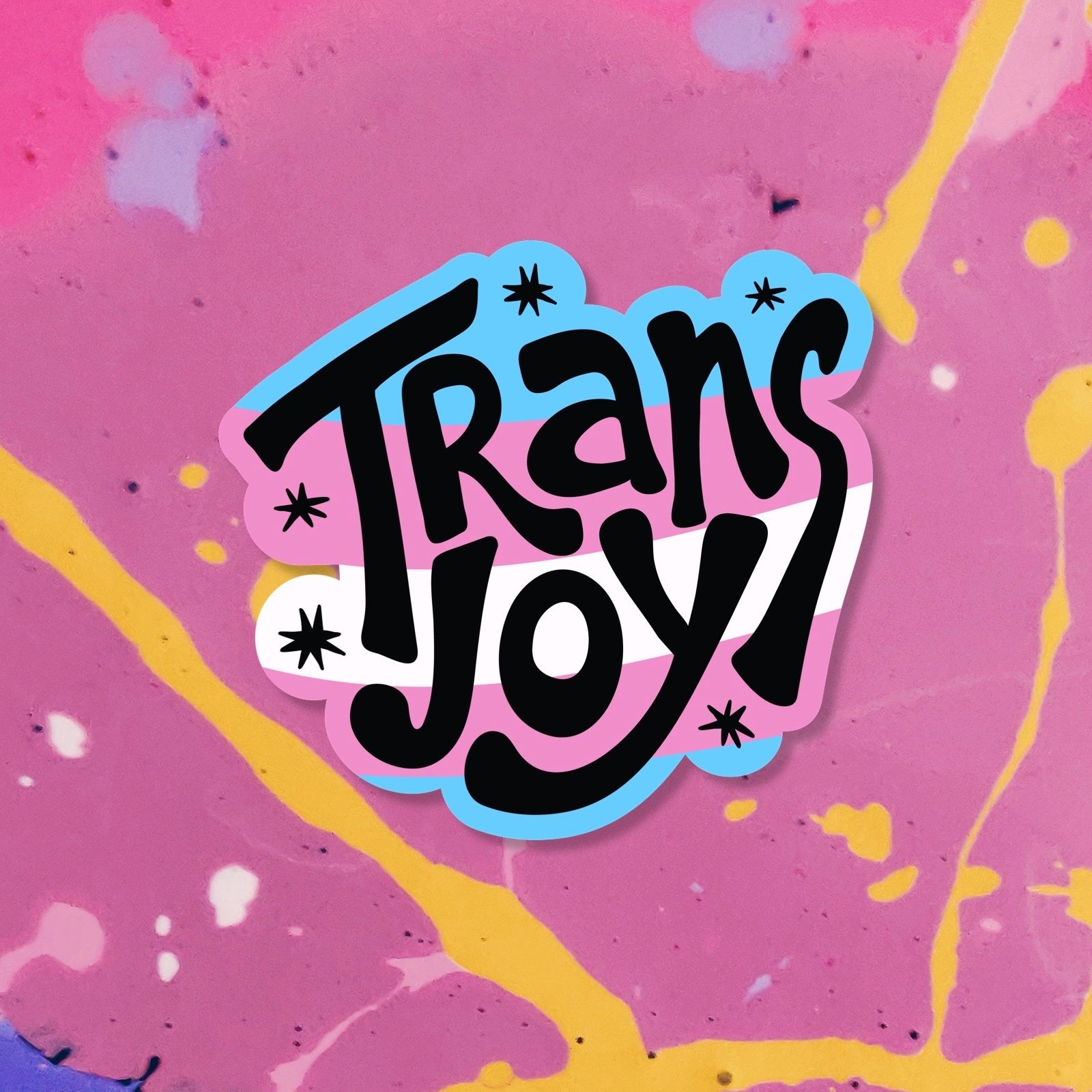 Trans Joy Sticker