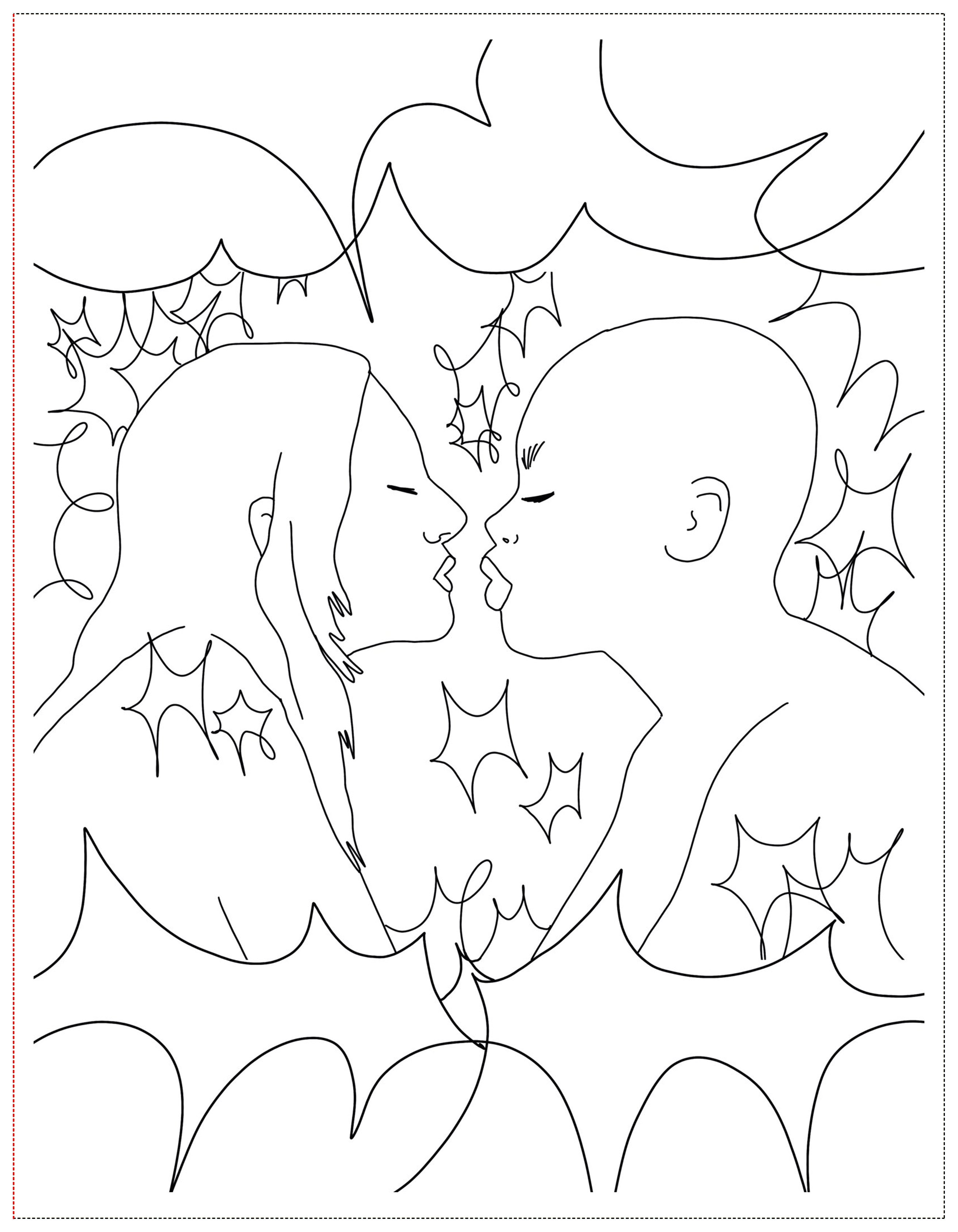 Soft Boys, Trans-Masculine Coloring Book (DIGITAL DOWNLOAD)