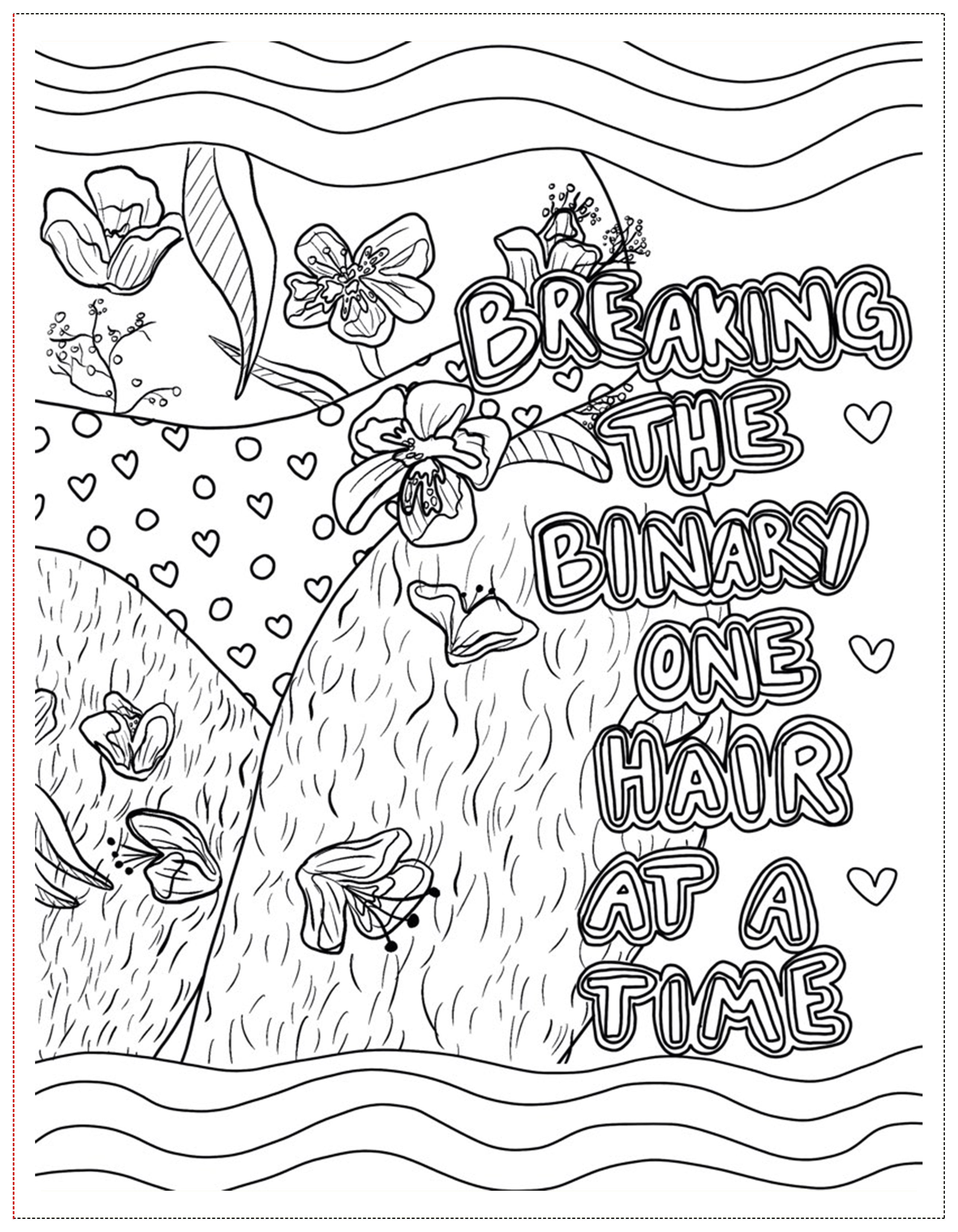 Soft Boys, Trans-Masculine Coloring Book (DIGITAL DOWNLOAD)
