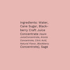 Blackberry & Sage Cocktail & Mocktail Mixer, 16 fl oz