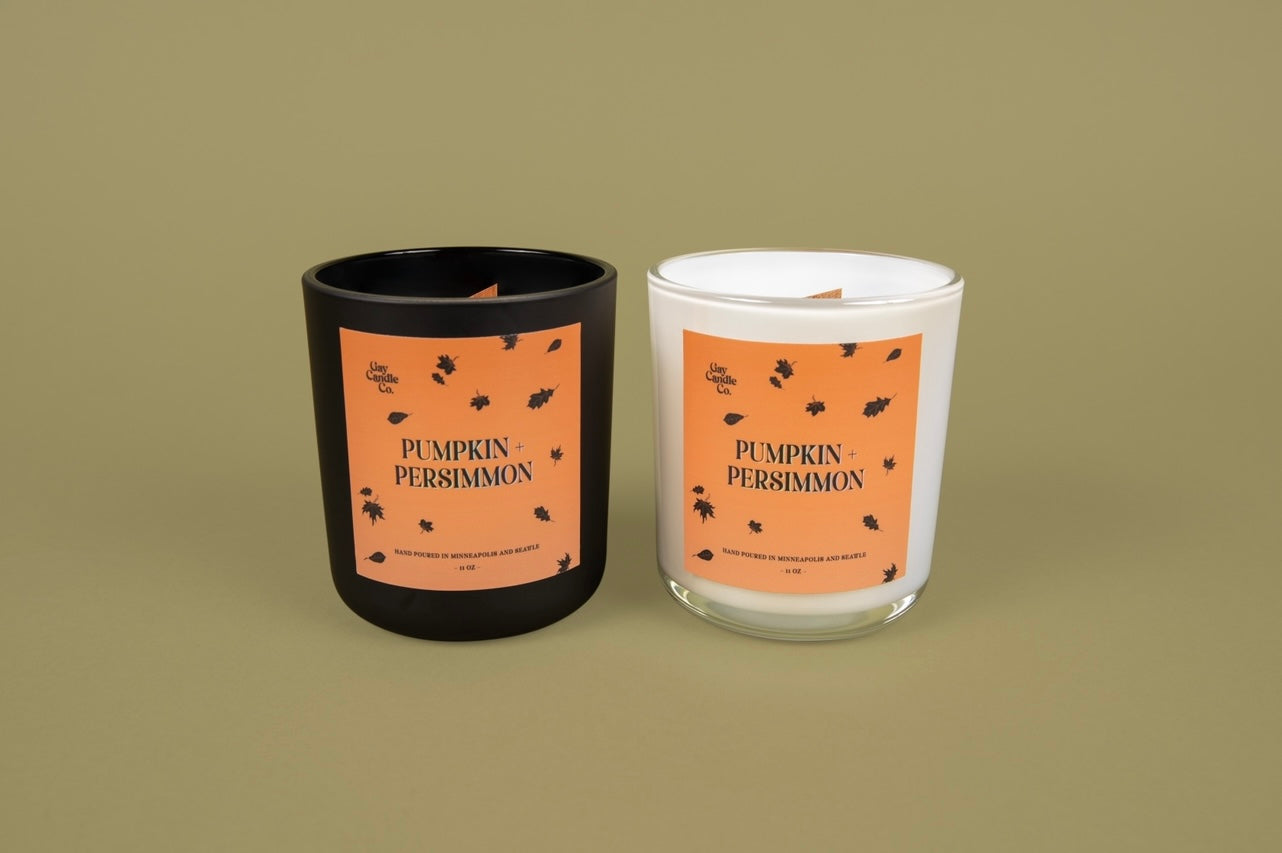 Pumpkin + persimmon candle