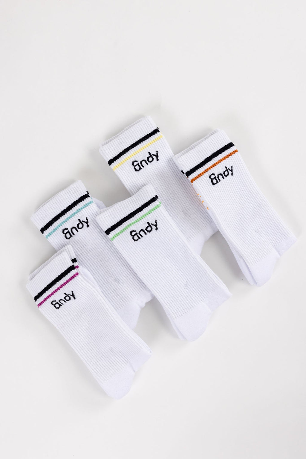 Rainbow Crew Socks 5-Pack