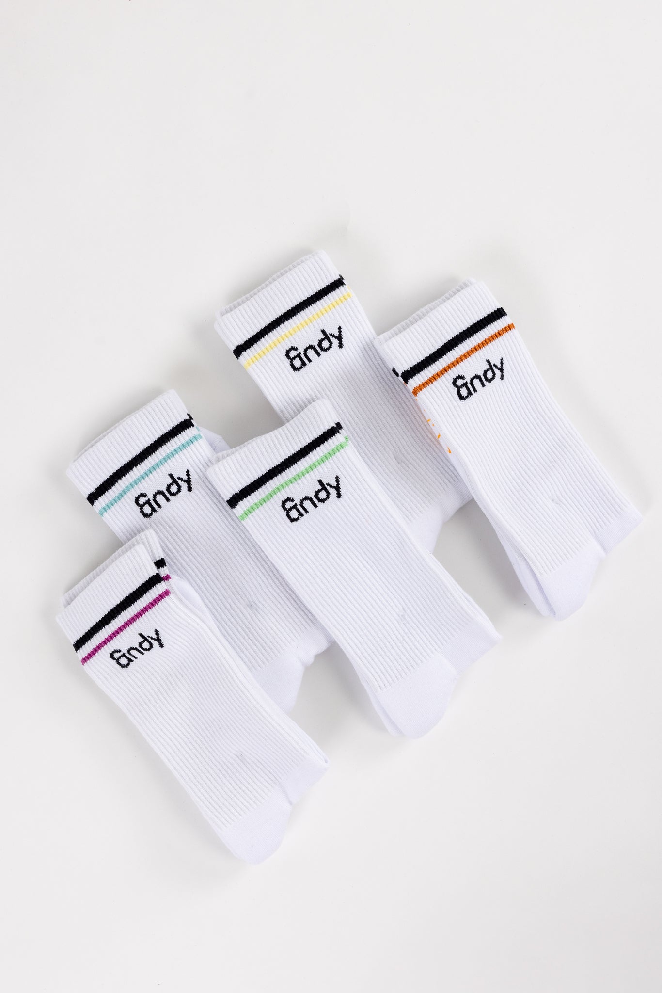 Rainbow Crew Socks 5-Pack