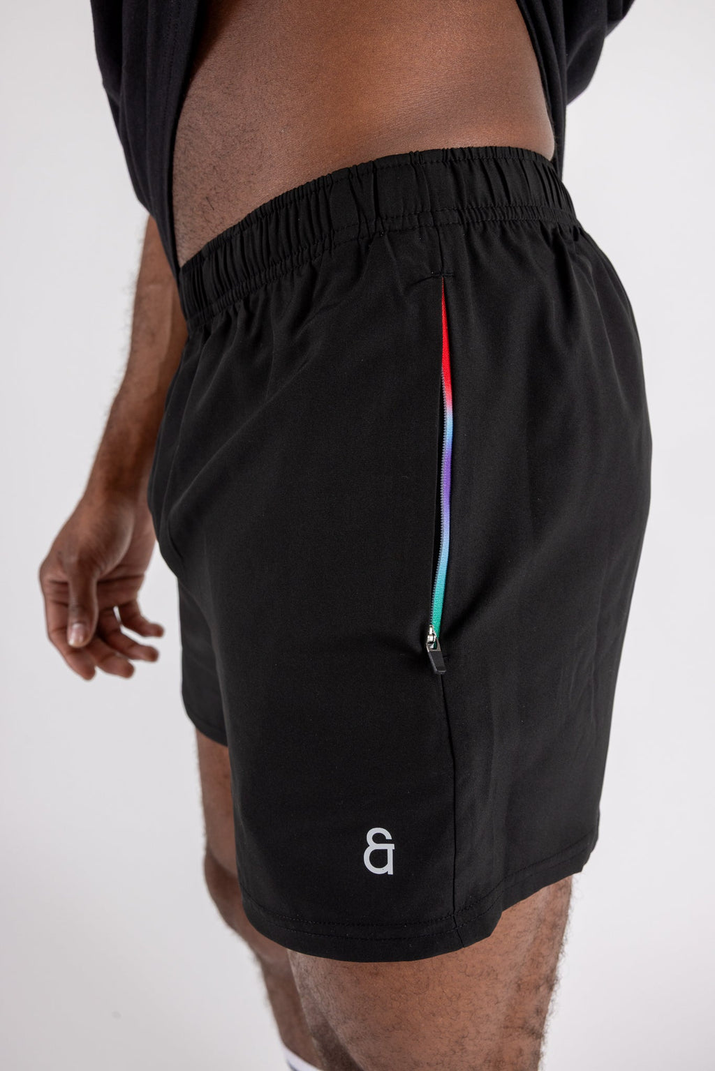 Prism Linerless Shorts 4" Black