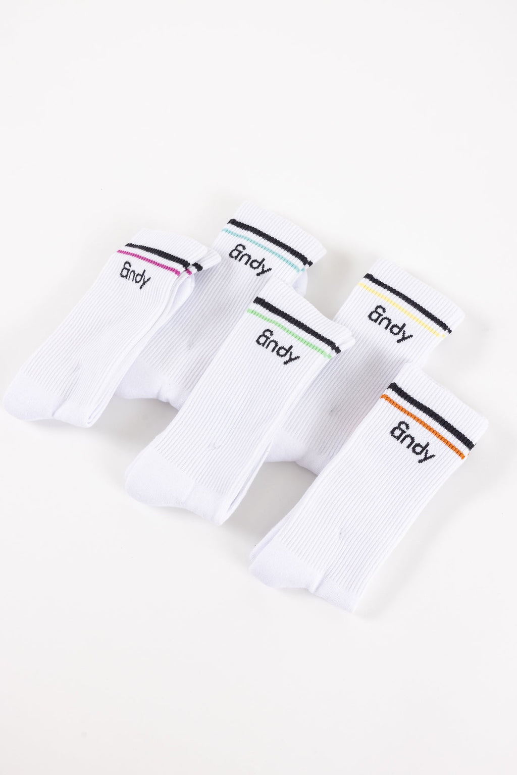Rainbow Crew Socks 5-Pack