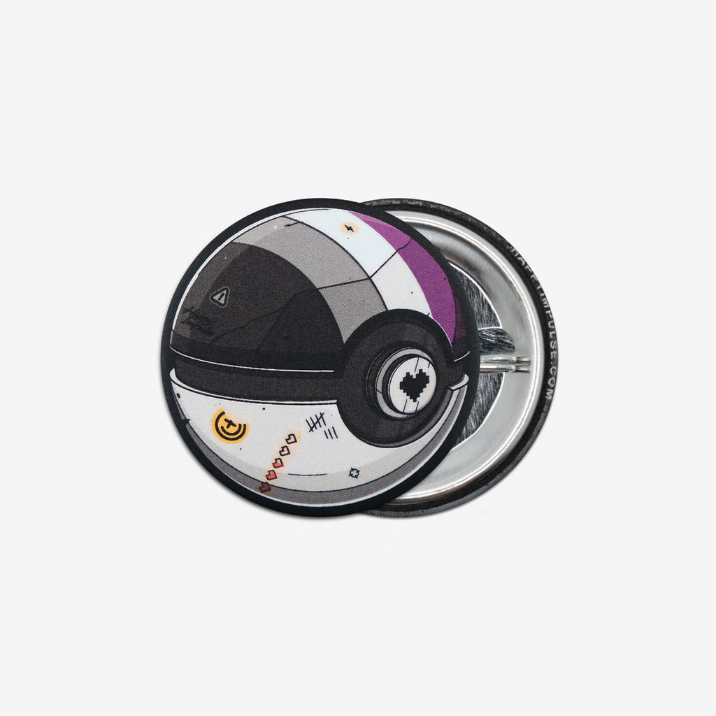 Asexual Pokeball Button