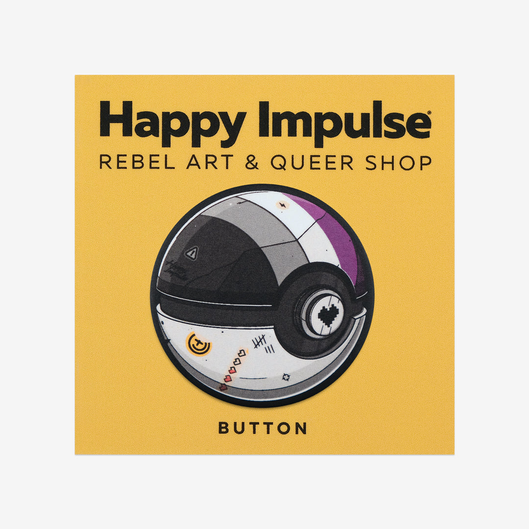 Asexual Pokeball Button