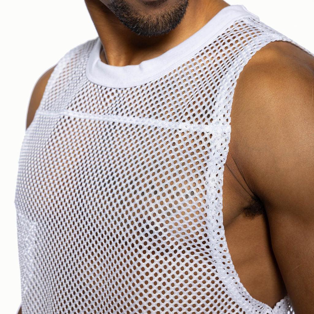 Sleeveless Practice Jersey - White