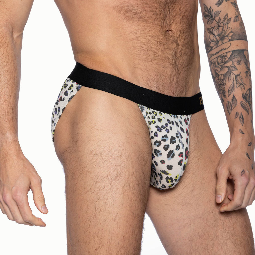 Active Jock Brief - Animal Print
