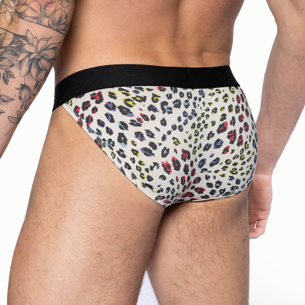 Active Jock Brief - Animal Print